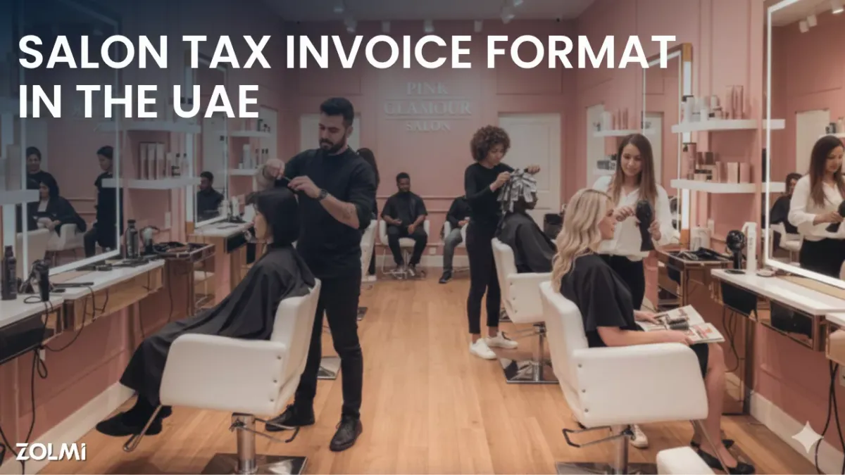 Tax Invoice Format in UAE: A Complete Guide for Salons & Spas | Zolmi